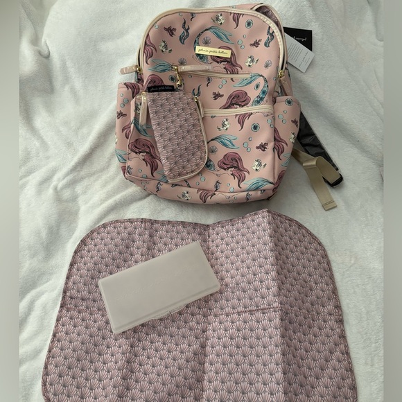 Petunia Pickle Bottom Pink Mermaid Backpack - Picture 9 of 11